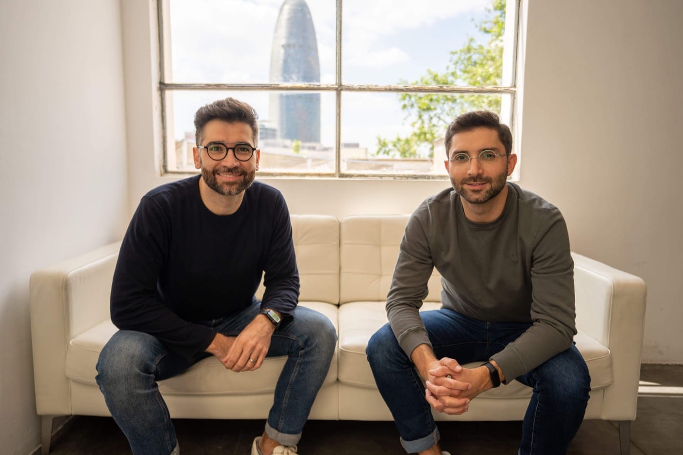 Miquel and Joan Subirats, founders of Stockagile, in Barcelona