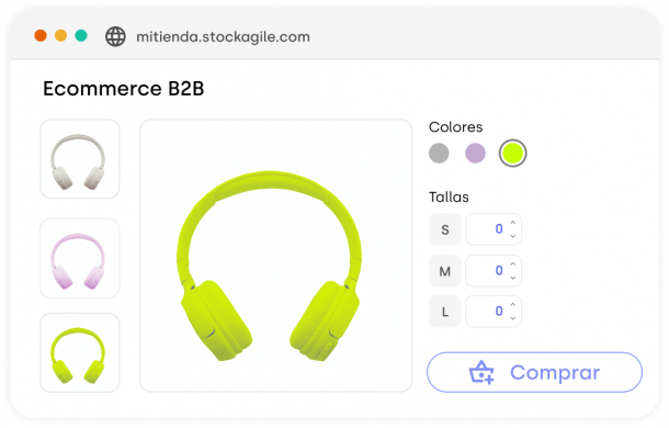 tienda b2b ecommerce personalizable con stockagile