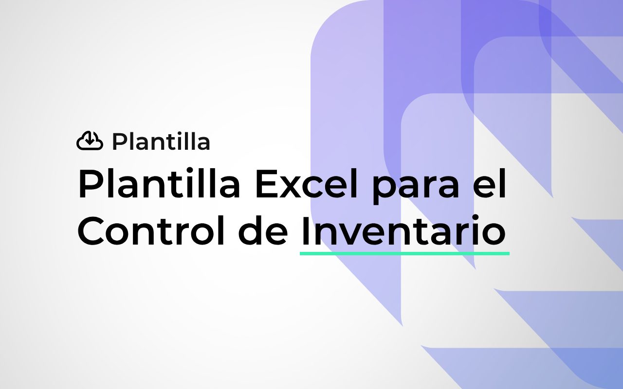 Plantilla Excel gestión inventario